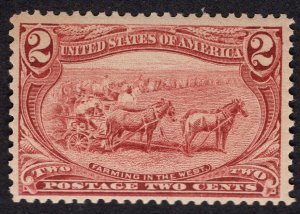 US #286 Very Fine, w/Original Gum. Never Hinged.