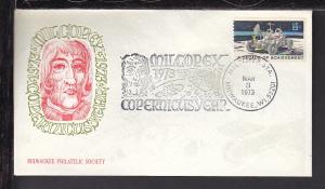 Milcopex 1973 Copernicus Cover BIN 