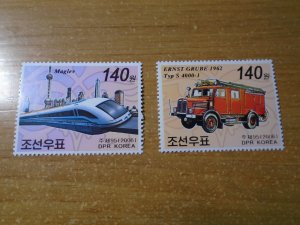 Automobiles (Cars) : Korea  #  4507-08 MNH