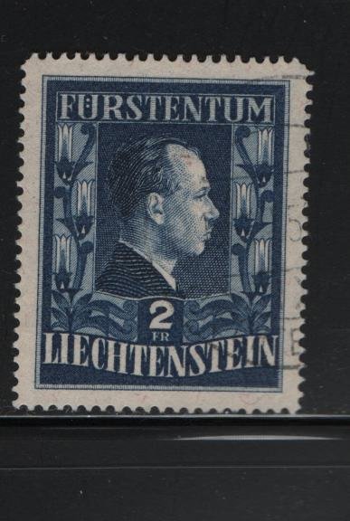 LIECHTENSTEIN 259A Used. 1951 Types of 1944 Redrawn