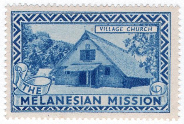 (I.B) Cinderella Collection : The Melanesian Mission (Village Church)