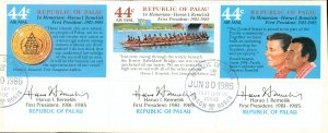 RMK13-0143 PALAU C16a USED ON PIECE BIN $3.50