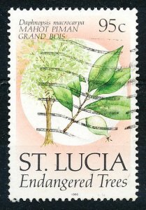 St Lucia #959 Single Used
