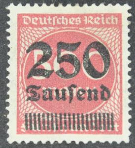 DYNAMITE Stamps: Germany Scott #259 - MINT hr