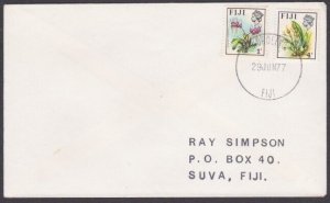 FIJI 1977 local 5c rate cover ex KOROLEVU...................................X471