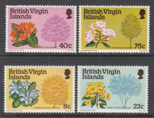 British Virgin Islands 338-341 Flowers MNH VF