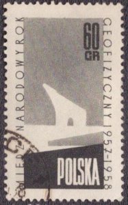 Poland 821 1958 Used thin