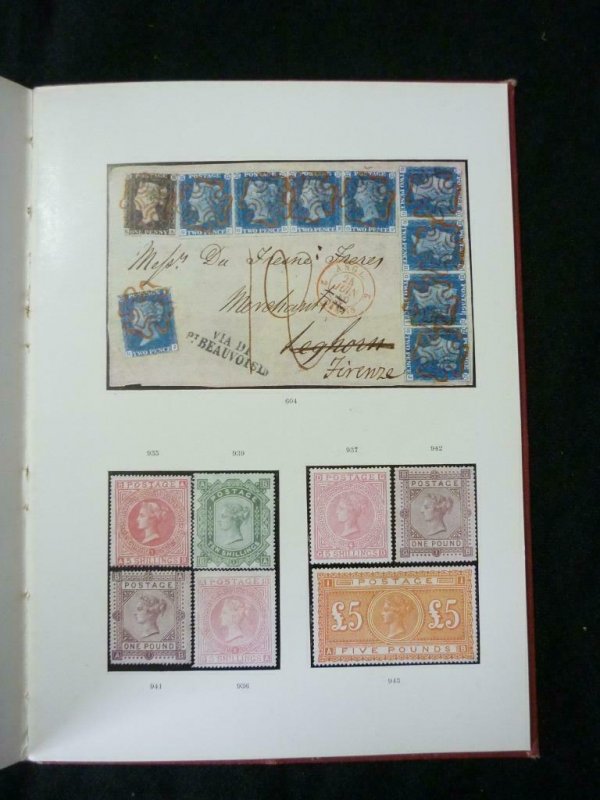 ROBSON LOWE AUCTION CATALOGUE 1951 GB THE 'J B SEYMOUR' COLLECTION PART 2 BOUND