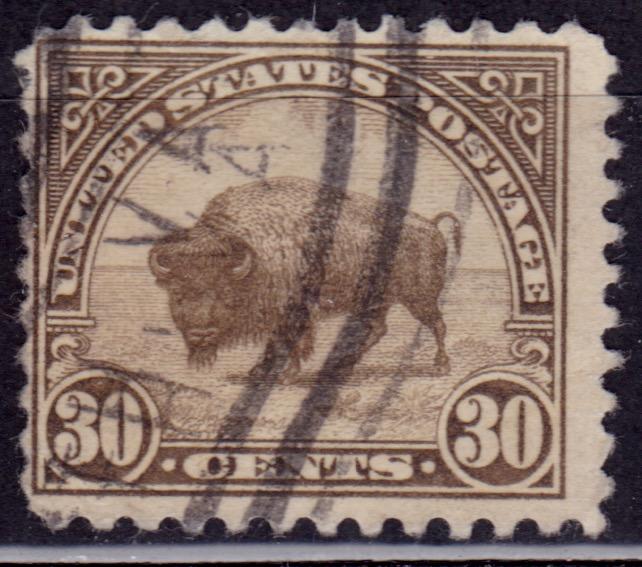 United States, 1922-25, American Buffalo, 30c, sc#569, used