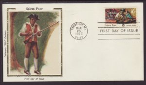 US 1560 Salem Poor 1975 Colorano U/A FDC