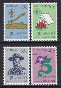 Suriname 625-628 Boy Scouts MNH VF