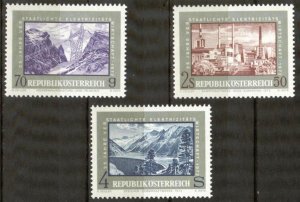 Austria 1972 Nationalized Electricity Industry Mi.1389/91 MNH