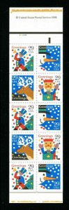 BK212 2795 - 2798 Christmas Booklet of 20 29¢ Stamps 15645166868