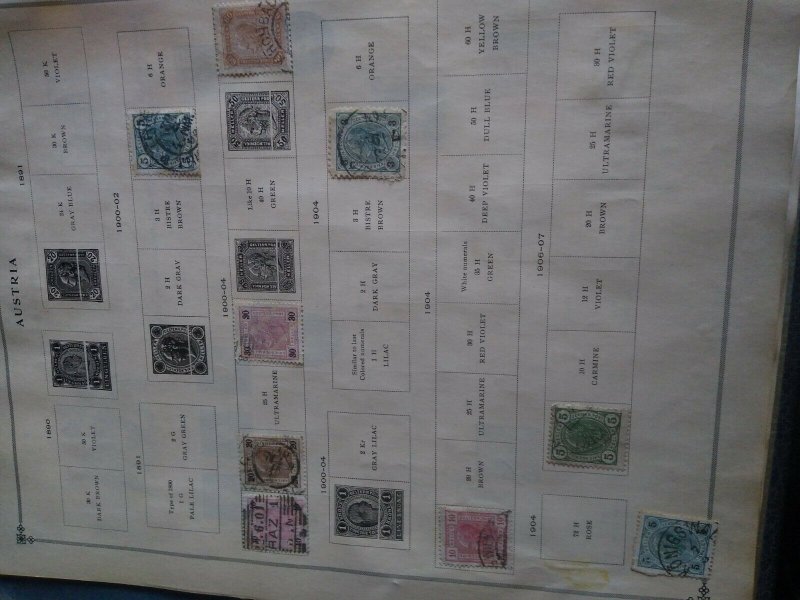 187 Austria stamps 1800s 1900s Collection. 