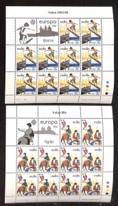 Malta, Postage Stamp, #584-585 Mint NH, 1981 Europa, Horse