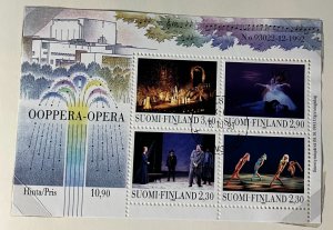 Finland #927 VF used souvenir sheet, SON Helsinki CDS!