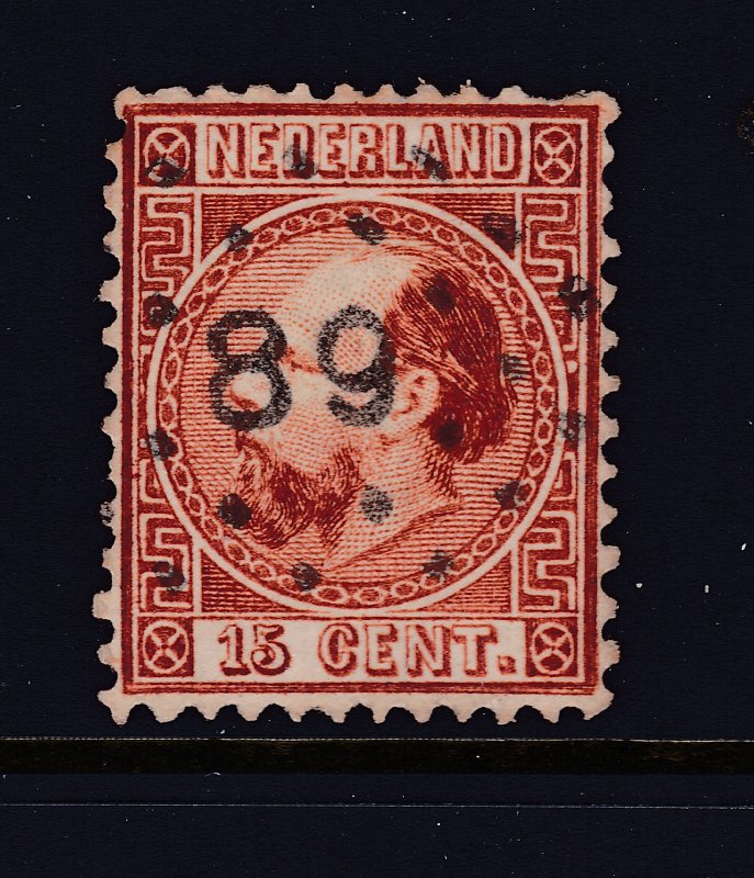 Netherlands an old perf 12.5 15c