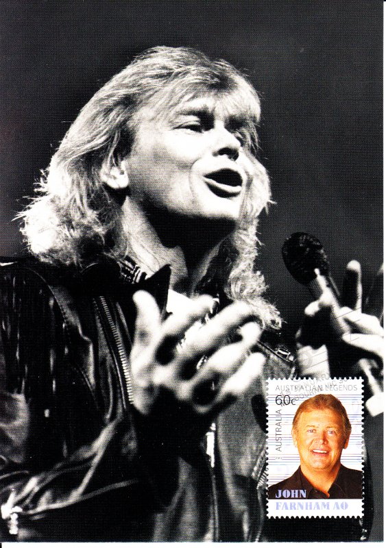 Australia 2013 Maxicard Sc #3823 60c John Farnham Musical Legends 