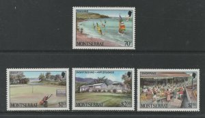 Thematic Stamps Others - MONTSERRAT 1986 TOURISM (golf etc) 4V 710/13 mint