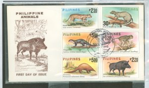 Philippines 1403-1408 Philippine animals.