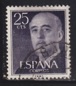 Spain 818 General Francisco Franco 1954