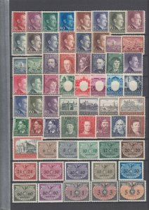 Complete Collection WWII  Third Reich Occup.Generalgouvernement MNH
