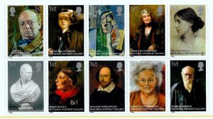 Great Britain 2006 - Portait Gallery  MNH  Block  # 2393a