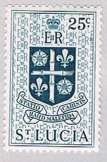 St Lucia 166 MLH Arms 1953 (BP53517)