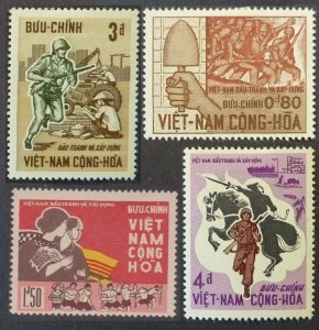 1966 Vietnam south 371-374 3rd anniversary of the revolution 5,50 €