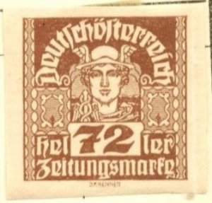 AUSTRIA - SC #P43 - UNUSED MINT HINGED - 1921 - AUST161