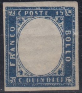 Italy Regno - Sassone n. 11m SENZA EFFIGE cv 1300$  MH*