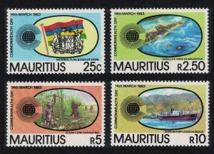 Mauritius Ships Commonwealth Day 4v 1983 MNH SG#653-656