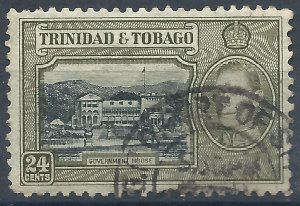 Trinidad & Tobago 1938 - 24c George VI - SG253 used