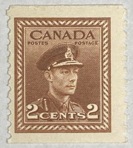 CANADA 1948 #279 King George VI War Issue Coil Stamp - MNH (CV 25$ +)