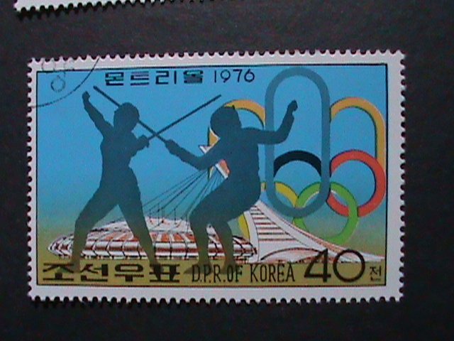 ​KOREA-1976- 21ST OLYMPIC GAMES-MONTREAL CTO LARGE JUMBO STAMPS VERY FINE