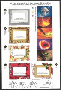 Canada Mint VF-NH #1918 Greeting Stamps booklet/5 BK246