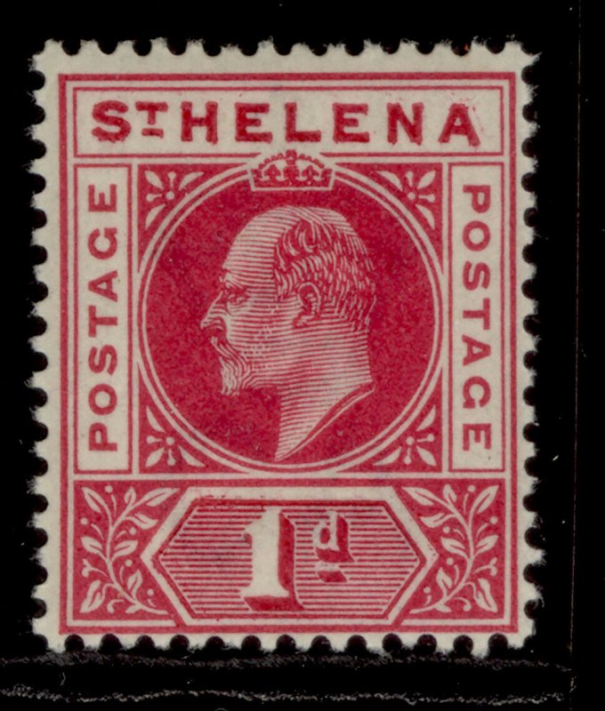 ST. HELENA EDVII SG54, 1d carmine, VLH MINT. Cat £13.