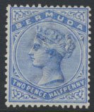 Bermuda  SG 27 SC# 22a MVLH Deep Ultramarine  see details and scans