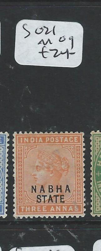 INDIA NABHA (P2308B) QV  3A  SG 21  MOG