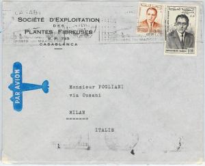 59249 -    MOROCCO - POSTAL HISTORY: COVER to ITALY - 1965 - ARCHITECTURE 