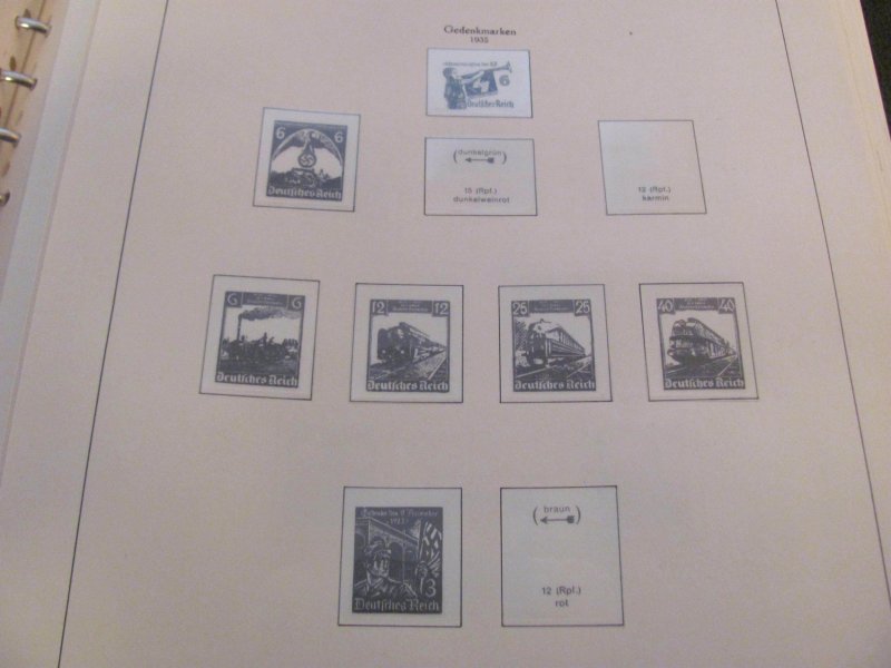 GERMANY USED LIGHHOUSE ALBUM 1893-1945  (122)