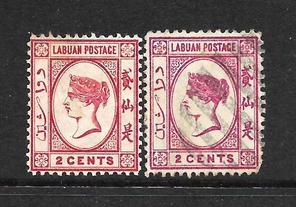 LABUAN  1892-93  2c    QV    M&U    SG 39