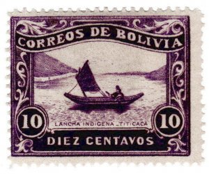 (I.B) Bolivia Postal : Pictorial Series 10c (unissued)