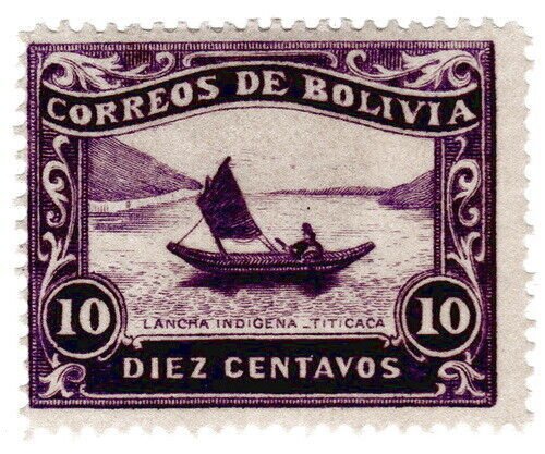 (I.B) Bolivia Postal : Pictorial Series 10c (unissued)