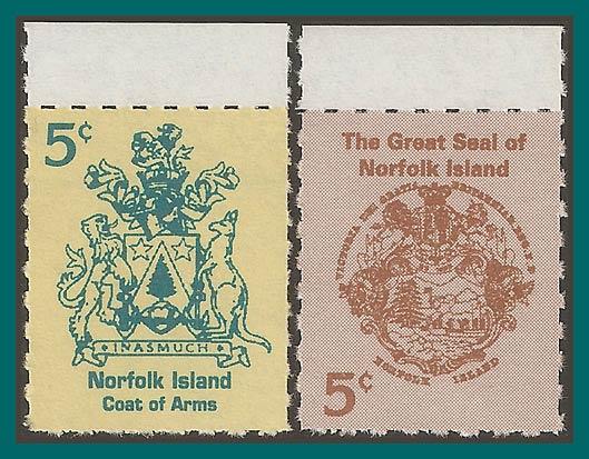 Norfolk Island 1997 Booklet, Arms, MNH  614-615,SG632-SG633