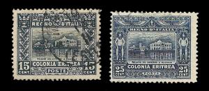 ERITREA #47-48, USED