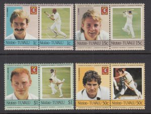 Tuvalu Niutao 21-24 Cricket MNH VF