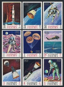 Fujeira 390-398 Michel, MNH. History of Space exploration,1969. Man on the Moon.