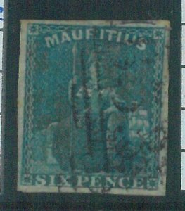 86989b  -   MAURITIUS - STAMP - Stanley Gibbons # 32 - USED Very Nice!