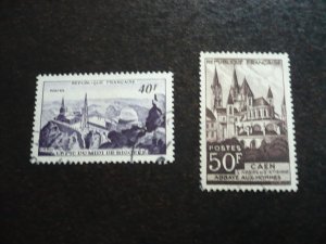 Stamps - France - Scott# 673-674 - Used Set of 2 Stamps